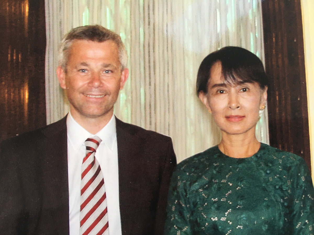 Nicolai Prydz og Aung San Suu Kyi
